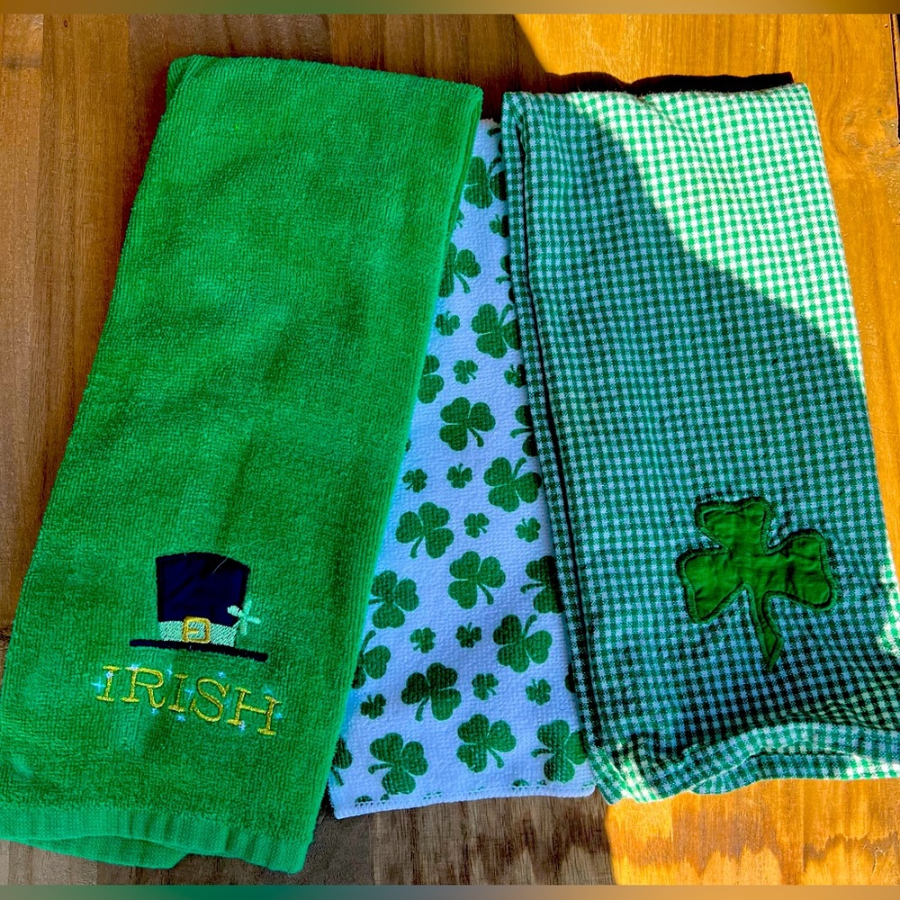 Saint Patrick’s Day decorative hand towels